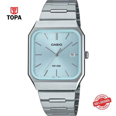 Casio MTP-B185D-2A2 Metal Band Men Watch - Topa