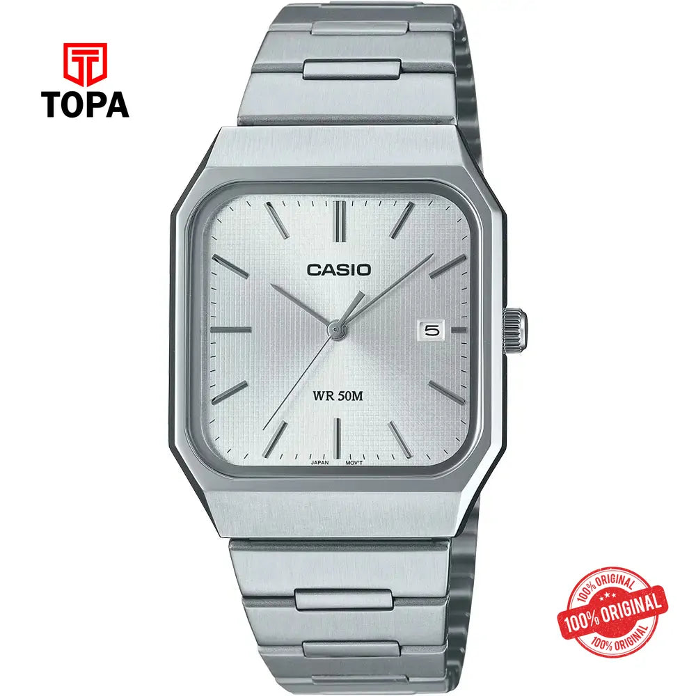 Casio MTP-B185D-7A Metal Band Men Watch - Topa