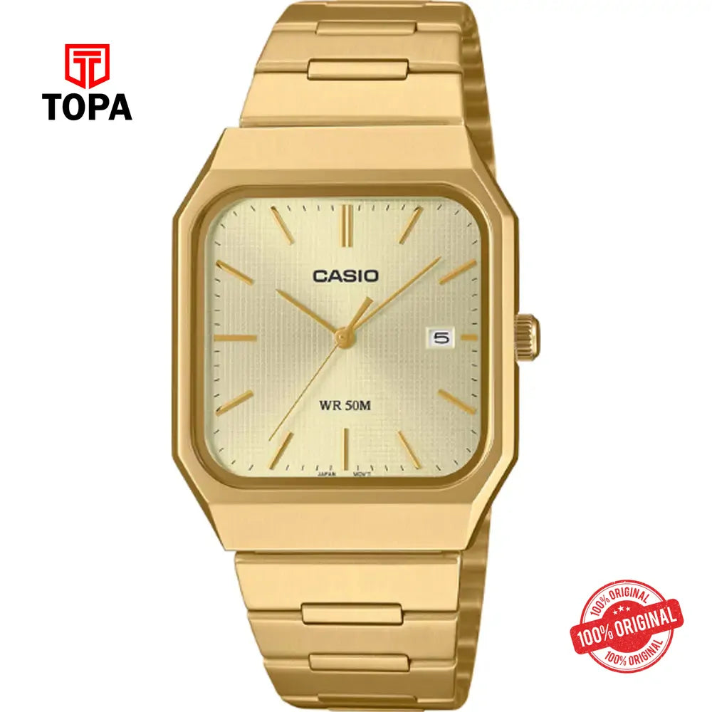 Casio MTP-B185G-9A Metal Band Men Watch - Topa