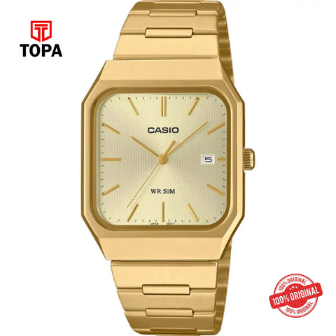 Casio MTP-B185G-9A Metal Band Men Watch - Topa