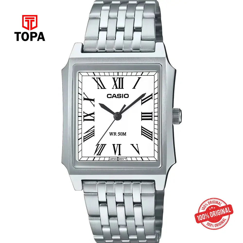 Casio MTP-B190D-7B Metal Band Men Watch - Topa