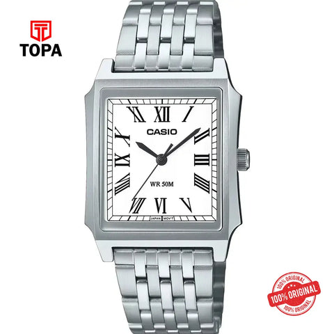Casio MTP-B190D-7B Metal Band Men Watch - Topa