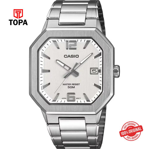 Casio MTP-B195D-7A Metal Band Men Watch - Topa