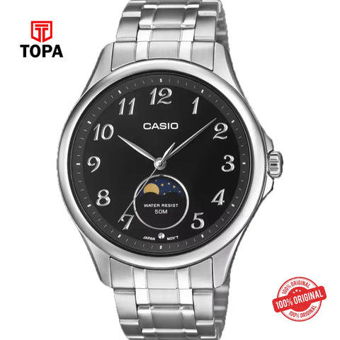 Casio MTP-M110D-1A Metal Band Men Watch - Topa