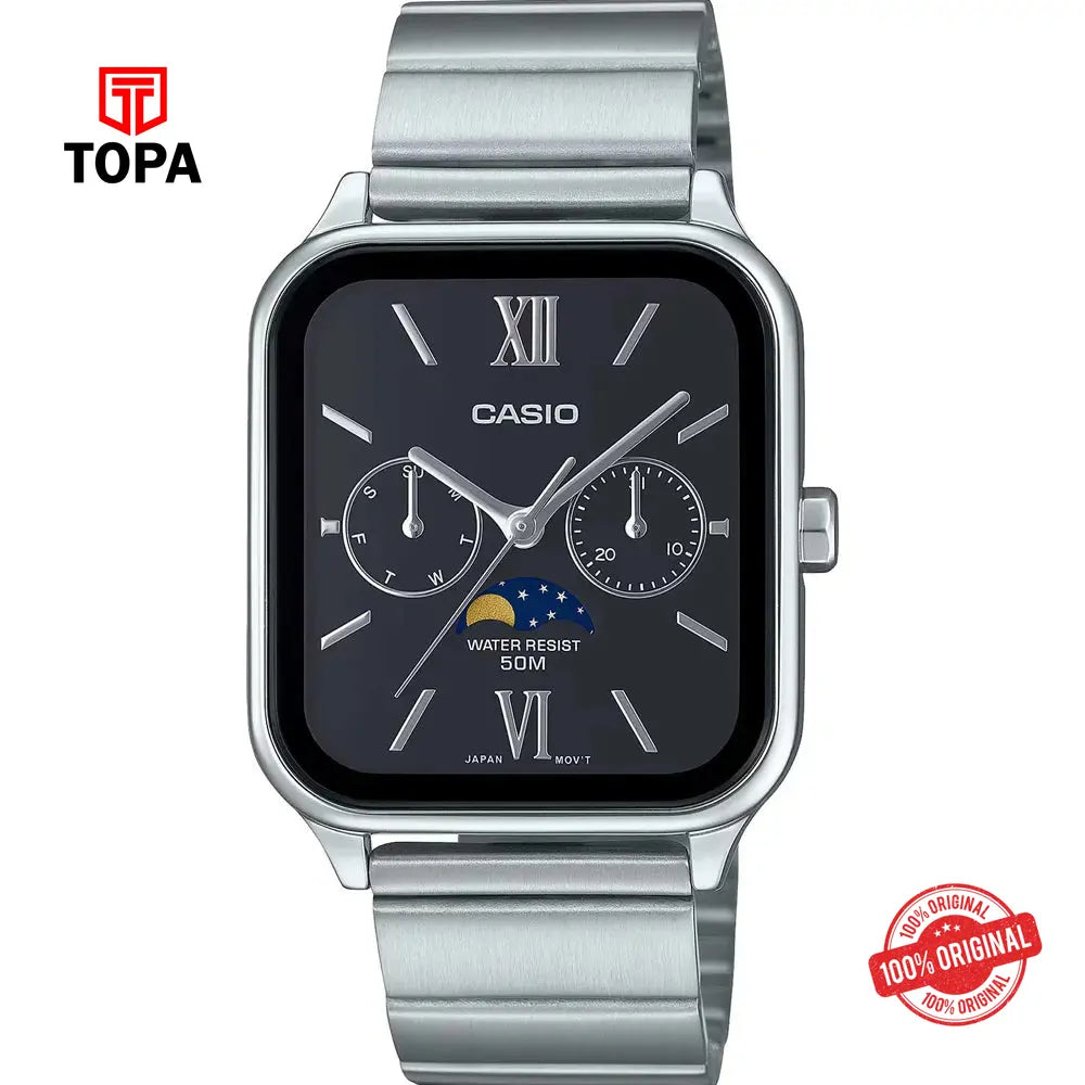 Casio MTP-M305D-1A2 Metal Band Men Watch - Topa