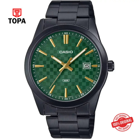 Casio MTP-VD03B-3A Metal Band Men Watch - Topa