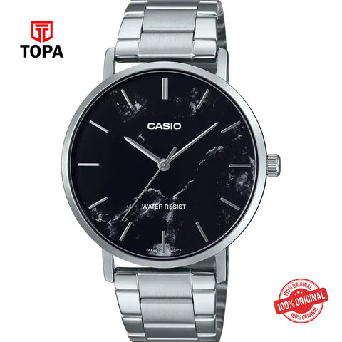 Casio MTP-VT01DM-1A Metal Band Men Watch - Topa