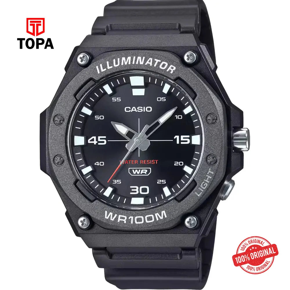 Casio MW-620H-1A Resin Band Men Watch - Topa