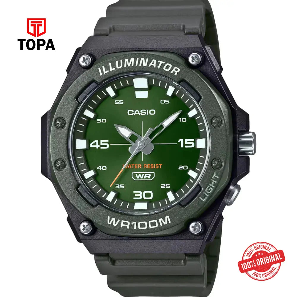 Casio MW-620H-3A Resin Band Men Watch - Topa