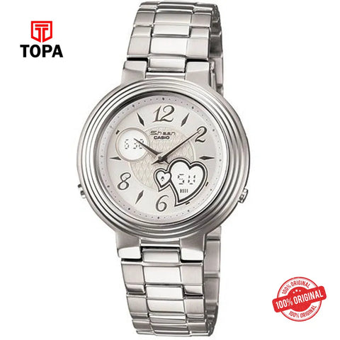 Casio SHN-6006D-7A SHEEN Metal Band Ladies Watch - Topa
