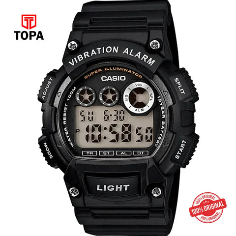 Casio W-735H-1A Rubber Strap Men's Watch - Topa