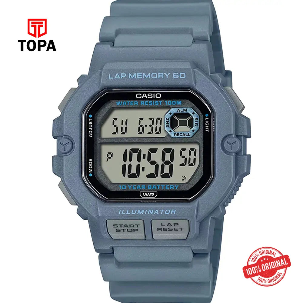 Casio WS-1400H-2A Resin Band Men Watch - Topa