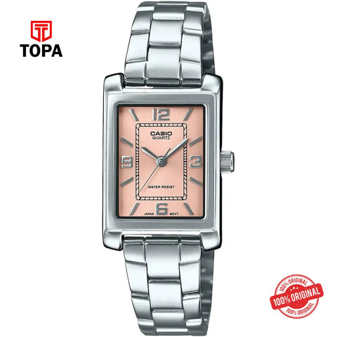CasioLTP-1234DD-4A Metal Band Women Watch - Topa