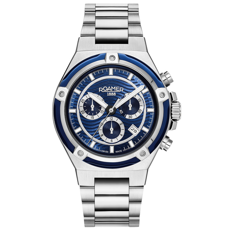 Roamer Tempomaster Chrono 221837 41 45 20 Swiss watch