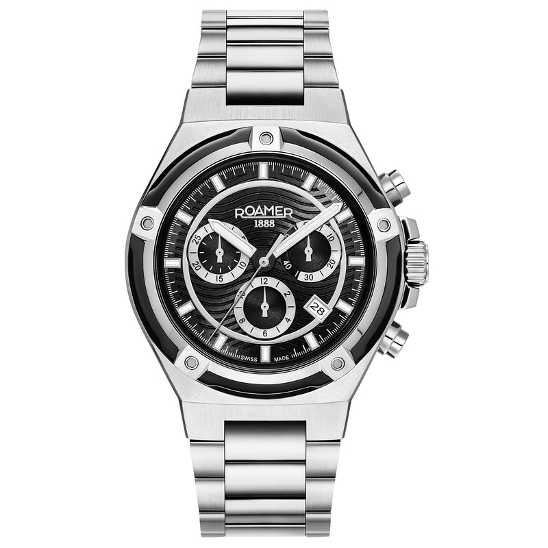 Roamer Tempomaster Chrono 221837 41 55 20 Swiss watch