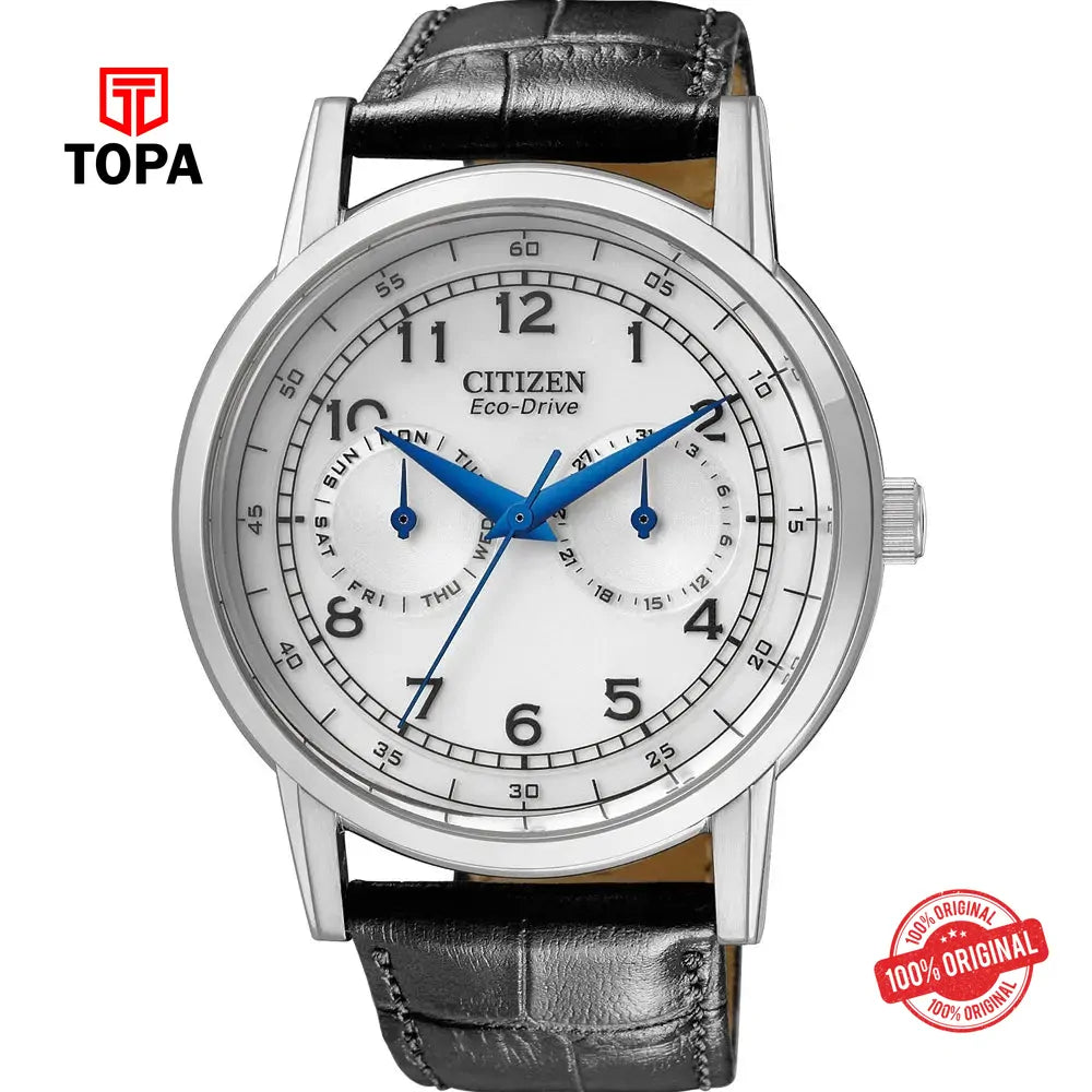 Citizen AO9000-06B Leather Band Men Watch - Topa