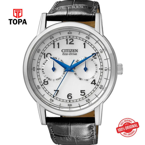 Citizen AO9000-06B Leather Band Men Watch - Topa