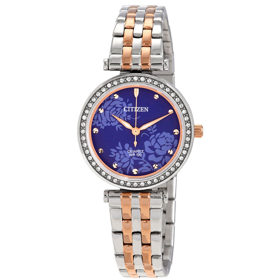 Citizen ER0218-53L blue dial quartz analog women's watch