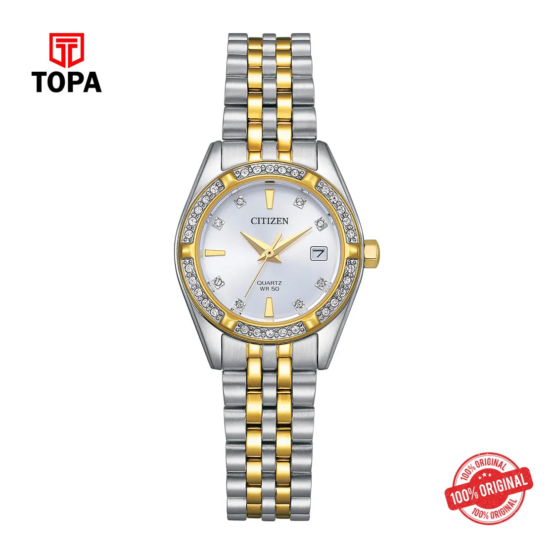 Citizen Women's Stainless Steel Watch EU6066-59A - Topa