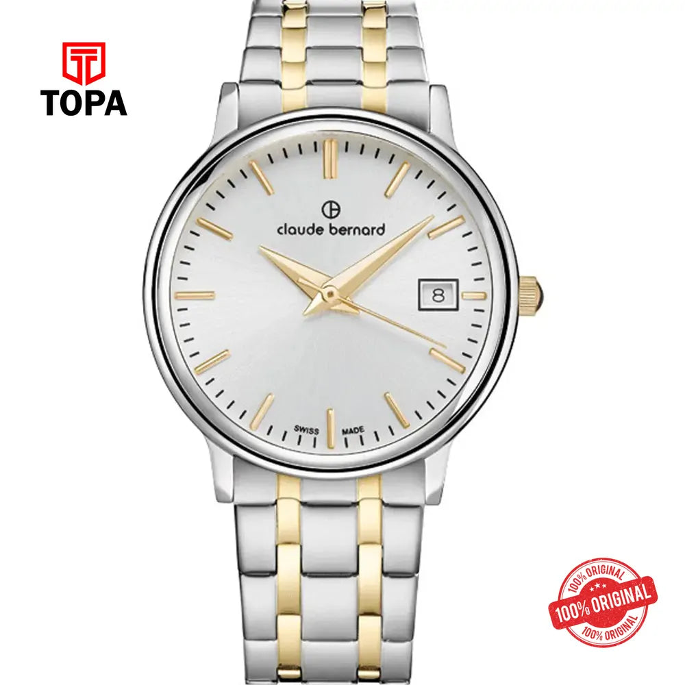 Claude Bernard 54005-357JM-AID Metal Band Women Watch - Topa