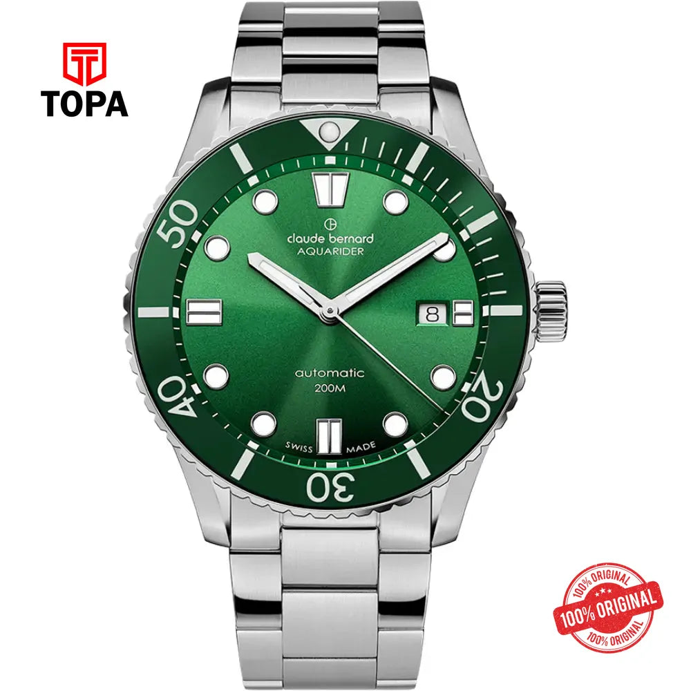 Claude Bernard 80129-3VBM-VIB Aquarider Automatic Men Watch - Topa