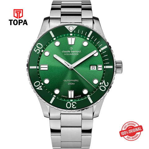 Claude Bernard 80129-3VBM-VIB Aquarider Automatic Men Watch - Topa