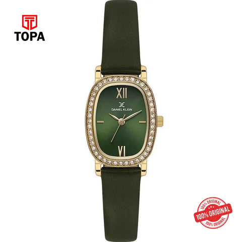 Daniel Klein DK13943-4 Leather Band Women Watch - Topa