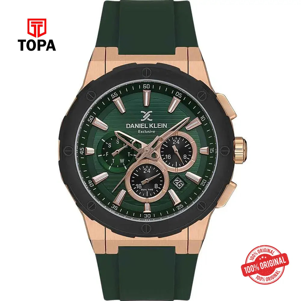 Daniel Klein DK13997-4 Rubber Band Men Watch - Topa