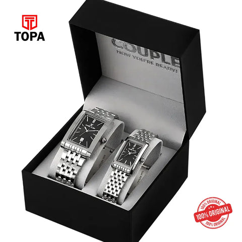 Daniel Klein DK14011-2 Metal Band Pair Watch - Topa