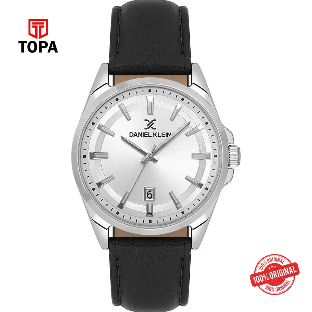 Daniel Klein DK14036-1 Leather Band Men Watch - Topa