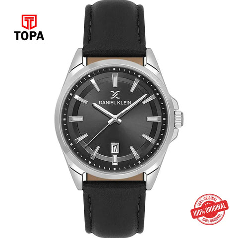 Daniel Klein DK14036-2 Leather Band Men Watch - Topa