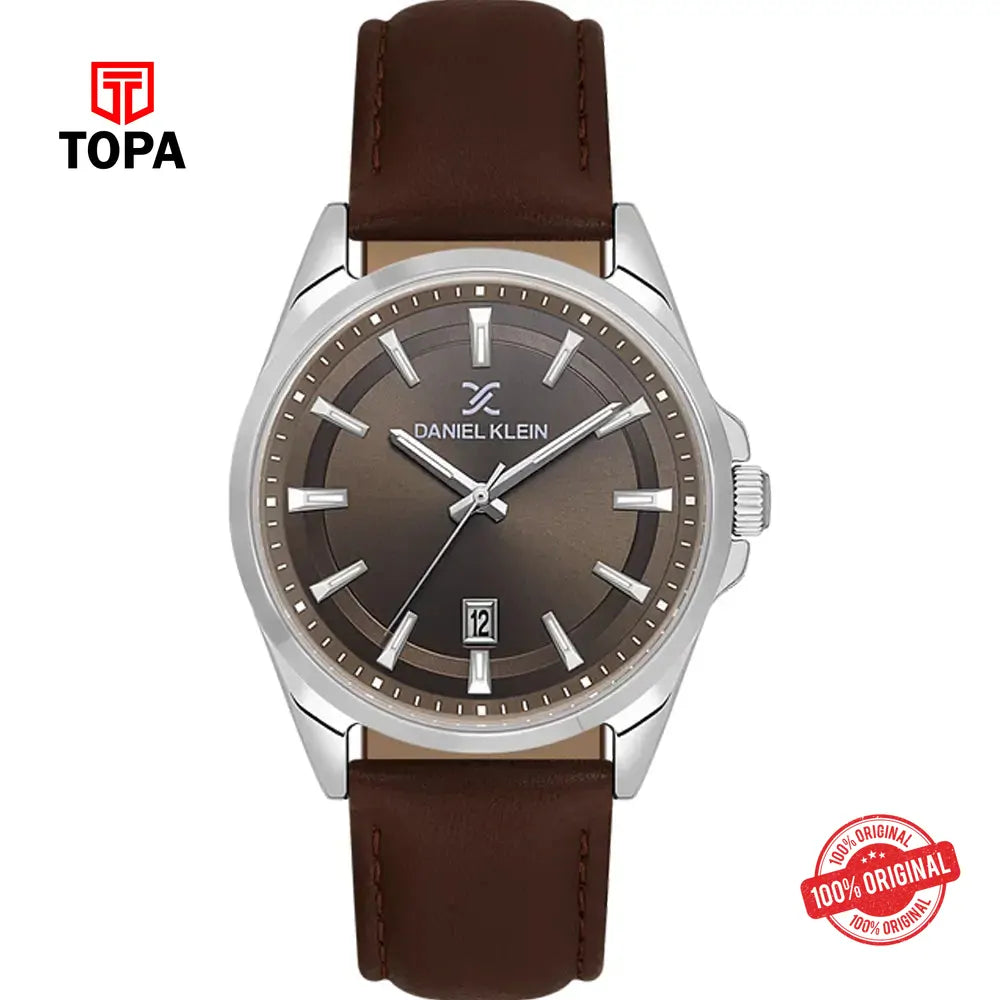Daniel Klein DK14036-4 Leather Band Men Watch - Topa