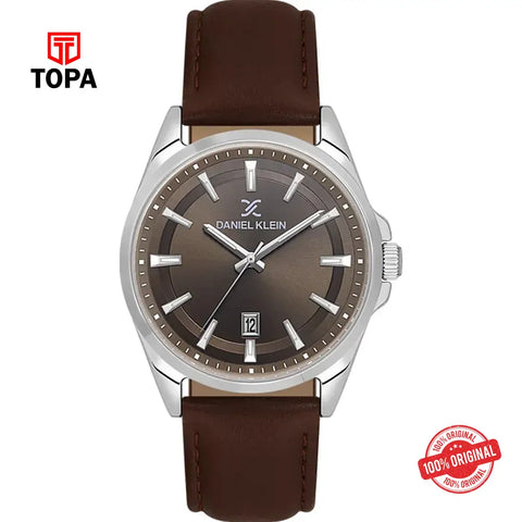 Daniel Klein DK14036-4 Leather Band Men Watch - Topa