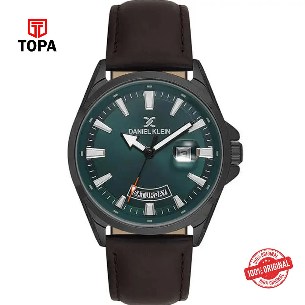 Daniel Klein DK14038-5 Leather Band Men Watch - Topa
