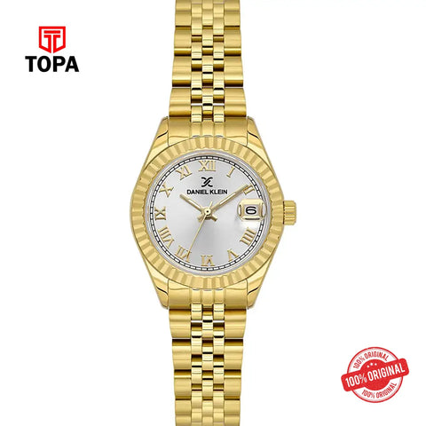 Daniel Klein DK14097-2 Metal Band Women Watch - Topa