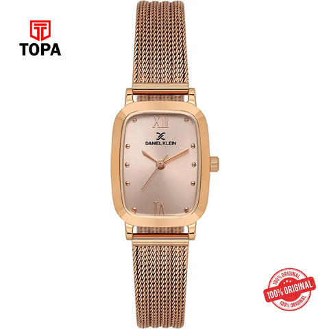 Daniel Klein DK14125-6 Mesh Band Women Watch - Topa