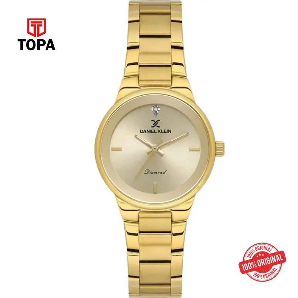 Daniel Klein DK14136-2 Metal Band Women Watch - Topa