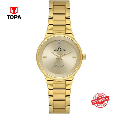 Daniel Klein DK14136-2 Metal Band Women Watch - Topa