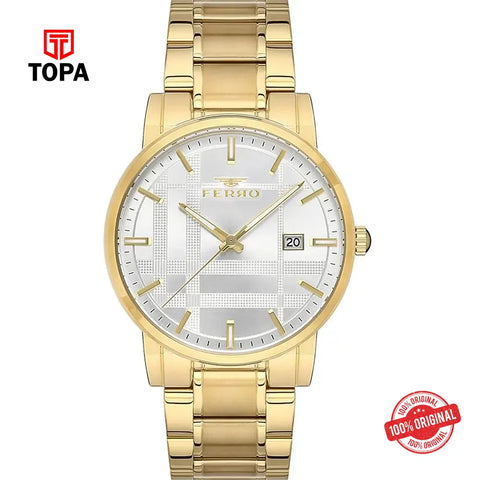 Ferro F11183A-B Metal Band Men Watch - Topa