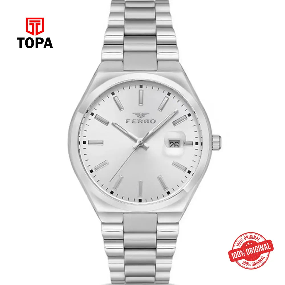 Ferro F11386A-A Metal Band Men Watch - Topa