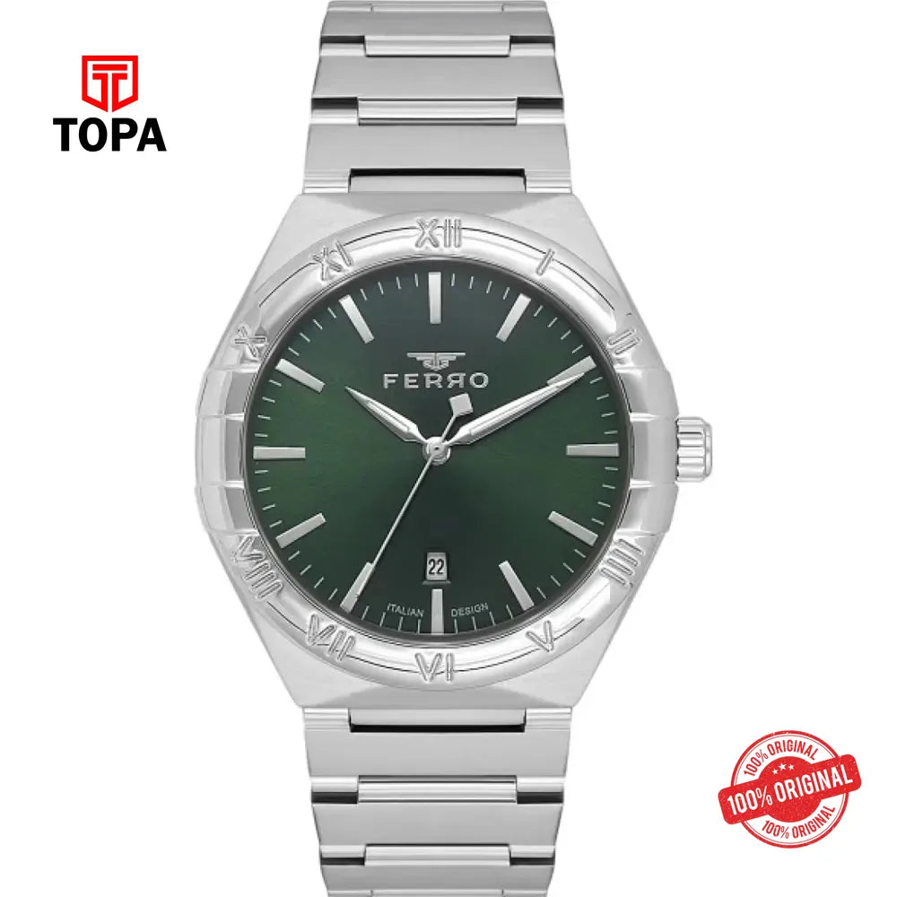 Ferro F11471A-A6 Metal Band Men Watch - Topa