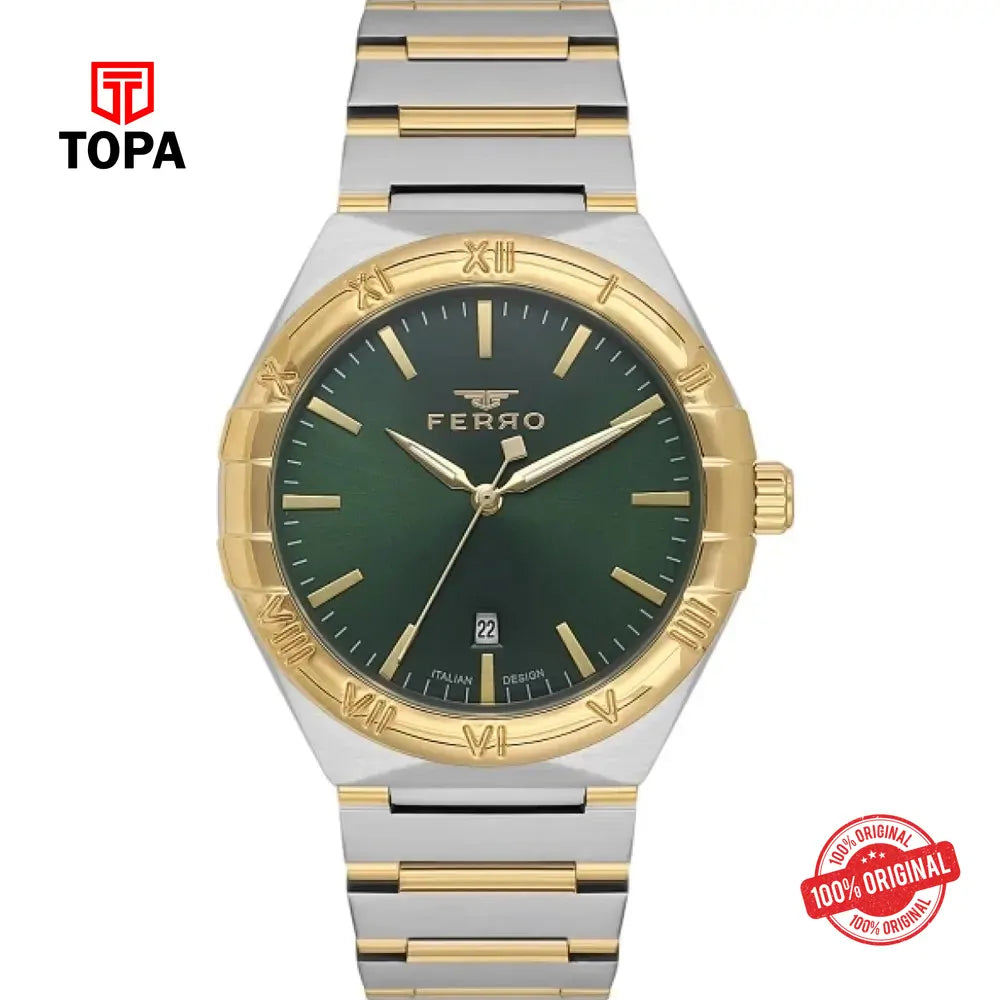 Ferro F11471A-D6 Metal Band Men Watch - Topa