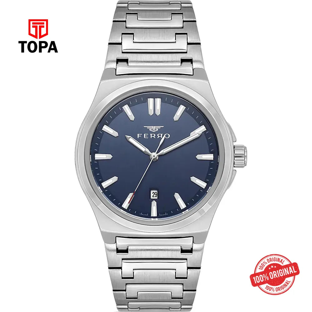 Ferro F11503A-A3 Metal Band Men Watch - Topa