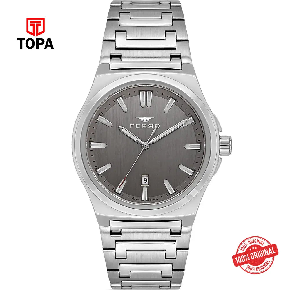 Ferro F11503A-A4 Metal Band Men Watch - Topa