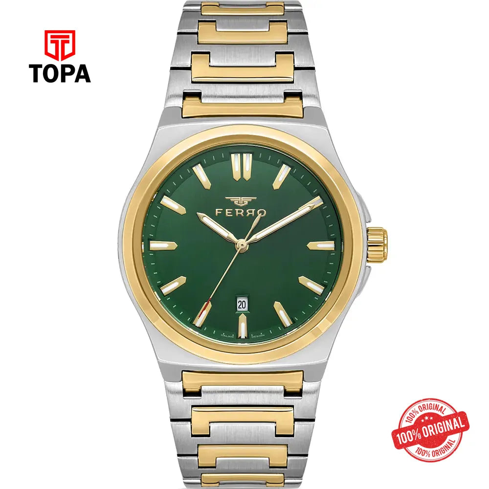 Ferro F11503A-D6 Metal Band Men Watch - Topa