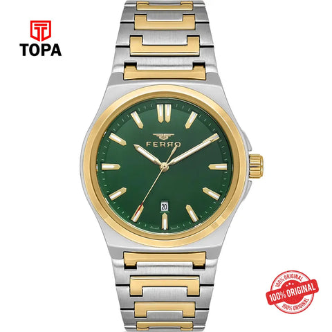 Ferro F11503A-D6 Metal Band Men Watch - Topa