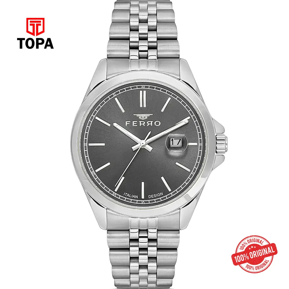 Ferro F11541A-A4 Metal Band Men Watch - Topa