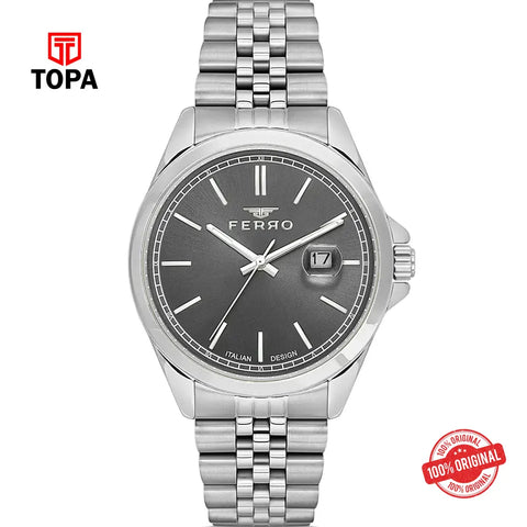 Ferro F11541A-A4 Metal Band Men Watch - Topa