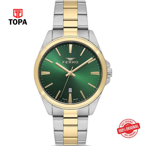 Ferro F11551A-D6 Metal Band Men Watch - Topa