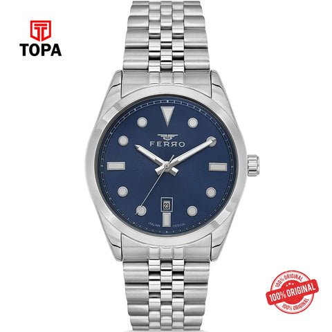 Ferro F11567A-A3 Metal Band Men Watch - Topa